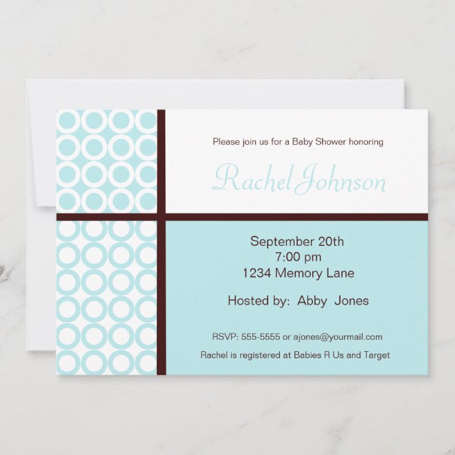 Personalized Baby Shower Invitation (Front)