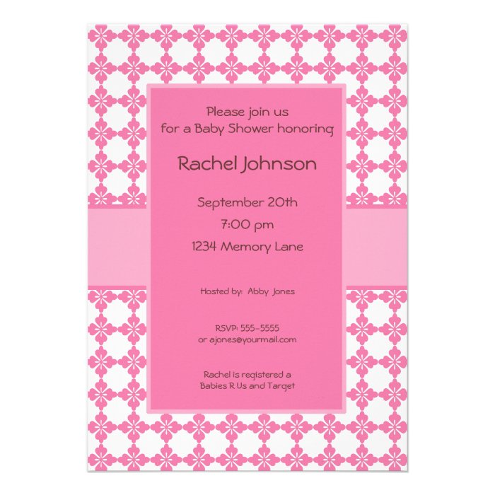 Personalized Baby Shower Invitation