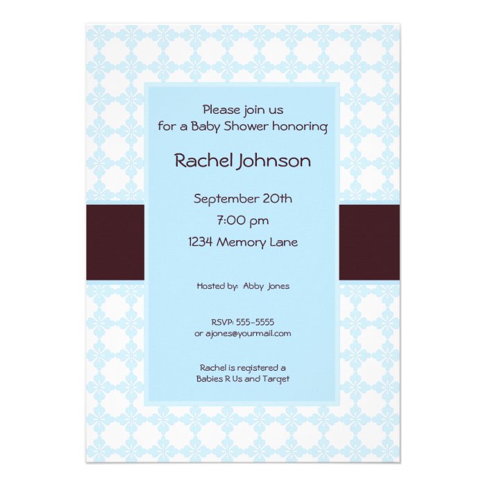 Personalized Baby Shower Invitation