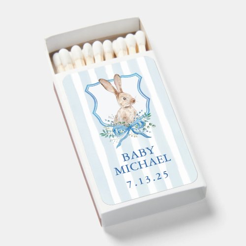 Personalized Baby Shower Matchbox Favor Matchboxes
