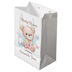 Personalized Baby Shower Medium Gift Bag