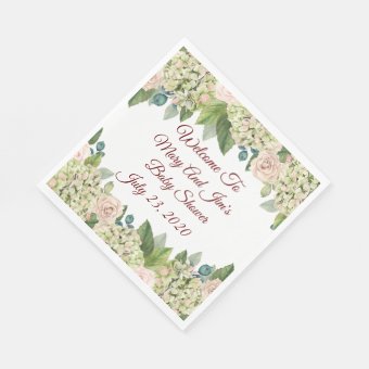 Personalized Baby Shower Napkins | Zazzle