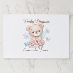 Personalized Baby Shower Paper Pad Placemat
