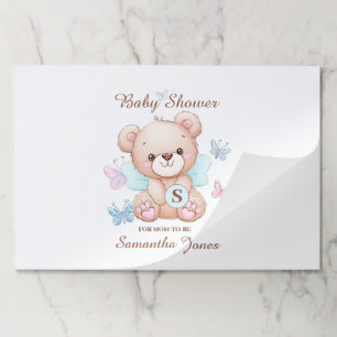 Personalized Baby Shower Paper Pad Placemat