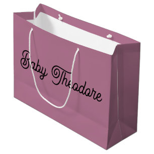 Personalized Baby Shower Party Favor Boy Girl Large Gift Bag