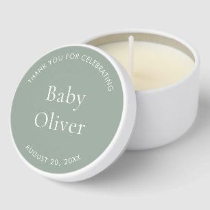Personalized Baby Shower Party Favors For Guests Mini Candle Favors