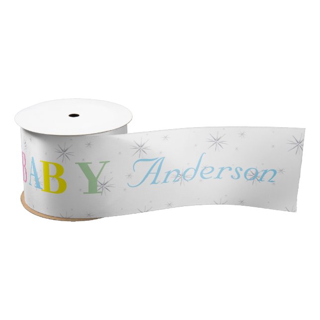 Personalized Baby Shower Satin Ribbon (Spool)