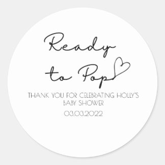 Personalized Baby Shower Stickers