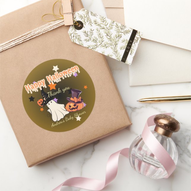 Personalized Baby Shower Thank You Sticker (Gifting)