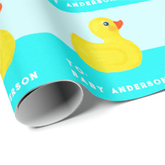 Personalized Baby Shower Wrapping Paper