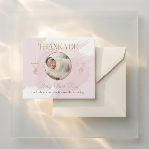 Personalized Baby Thank You Cards with Photo
