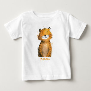Personalized Baby Tiger Tee