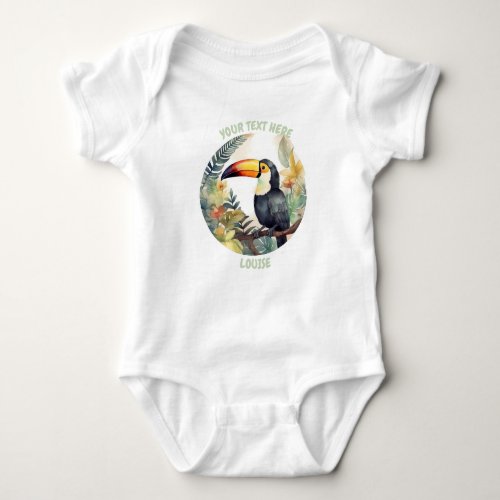 Personalized Baby Toucan bodysuit