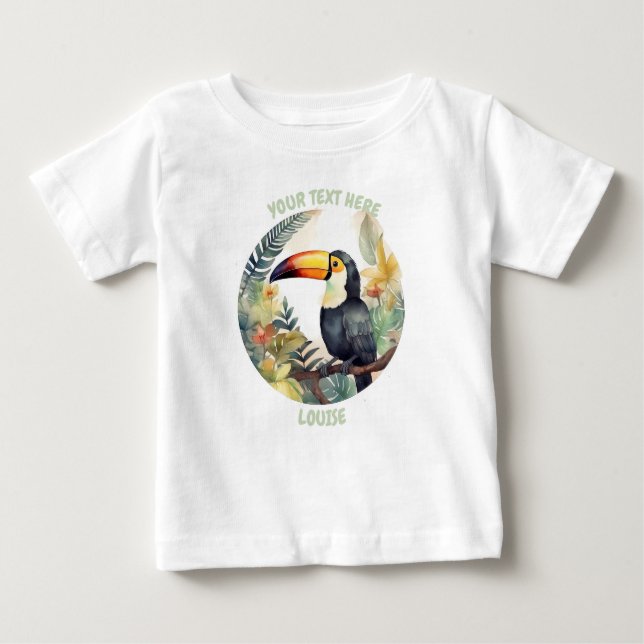 Personalized baby Toucan Tee (Front)