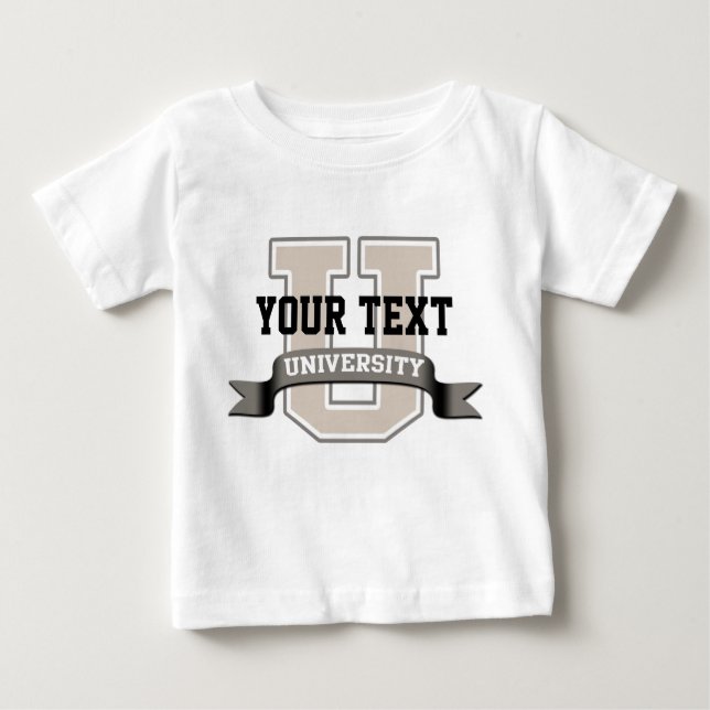 Personalized Baby University T-Shirt (Front)