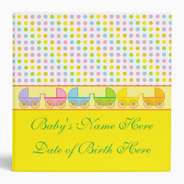 Personalized BabyBook Photo Album/Binder Binder (Front)