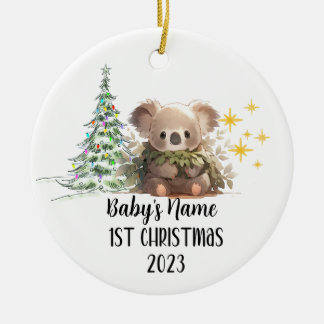 Personalized Baby's 1st Christmas Ornament