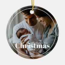 Personalized Baby's First Christmas Ornament