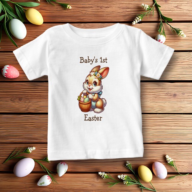 Personalized Baby's First Easter  Baby T-Shirt (Creator Uploaded)