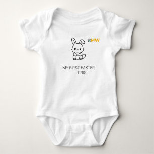 Personalized Baby's First Easter Bunny Bodysuit - 