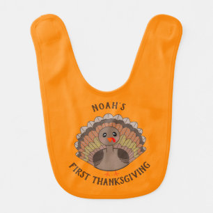 Personalized Baby's First Thanksgiving Bib