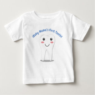 Personalized baby's First Tooth Baby T-Shirt