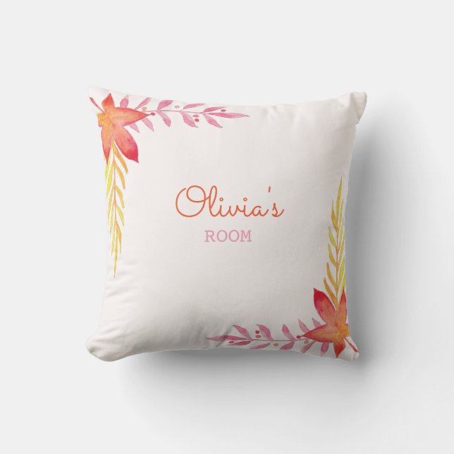  Personalized - Baby's Room Throw Pillow (Front)