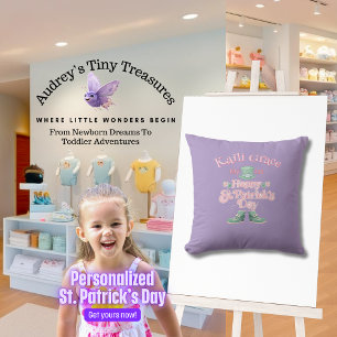 Personalized Baby's St. Patrick's Day Pillow