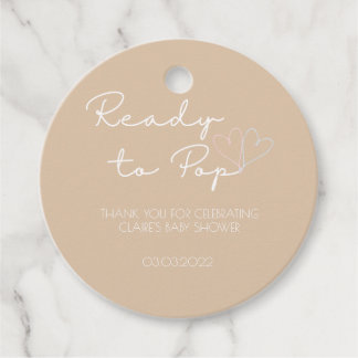 Personalized Babyshower Favor Tags