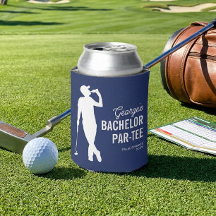 Personalized Bachelor Par-Tee Golf Can Cooler