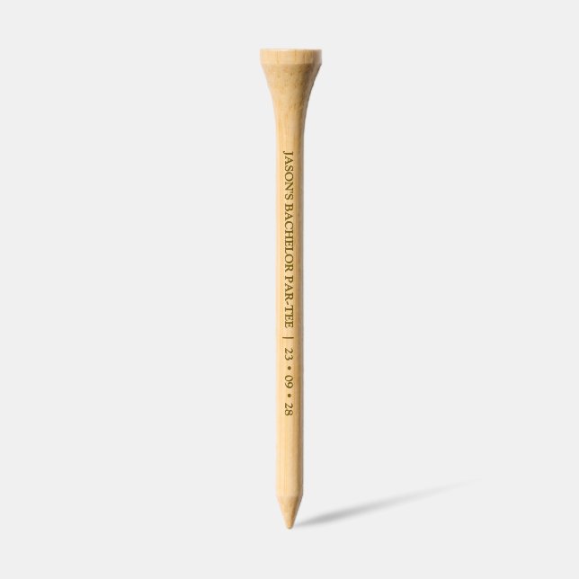 Personalized Bachelor Par-Tee Unique  Golf Tees (Side)