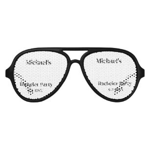 Personalized Bachelor Party Aviator Sunglasses