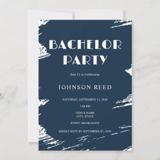 Personalized Bachelor Party Card