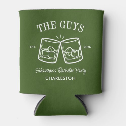 Personalized Bachelor Party Favor Bachelor Weekend Can Cooler
