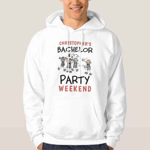 Personalized Bachelor Party Weekend Hoodie