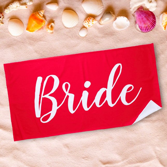 Personalized Bachelorette Bride Beach Towel (Creator Uploaded)