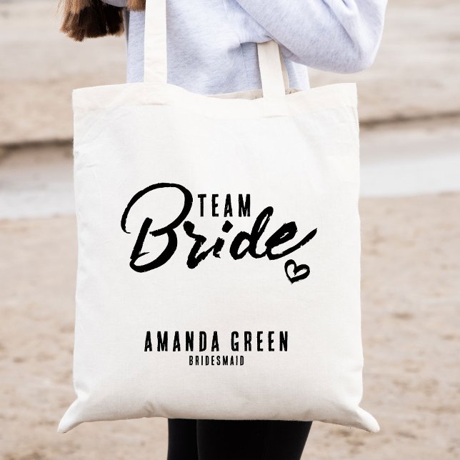 Personalized Bachelorette Bridesmaids Party Group Tote Bag (Creator Uploaded)