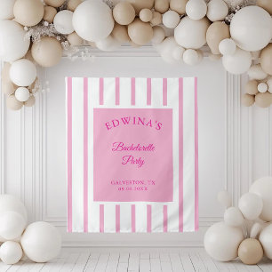 Personalized Bachelorette Coastal Party Decor Bach Tapestry