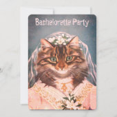 Personalized bachelorette party, bridal shower invitation (Front)