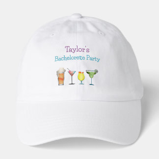 Personalized Bachelorette Party Cocktails Hat