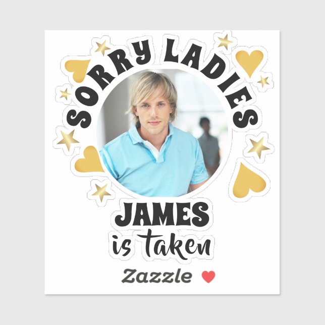 Personalized Bachelorette Party Favor Custom Photo Sticker (Sheet)