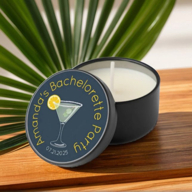 Personalized Bachelorette Party Favor Mini Candle Favors (Creator Uploaded)