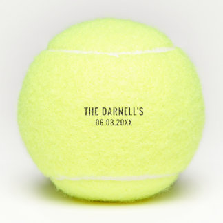 Personalized Bachelorette Party Favors Wedding Tennis Balls