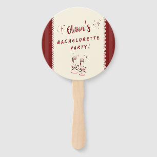 Personalized Bachelorette Party Hand Fans