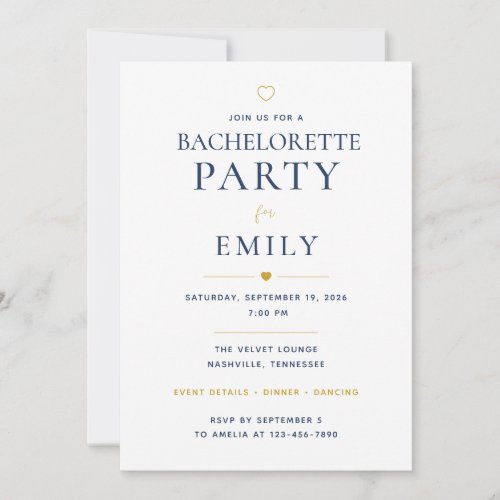 Personalized Bachelorette Party Invitation