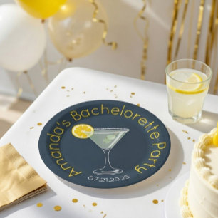 Personalized Bachelorette Party  Paper Plates