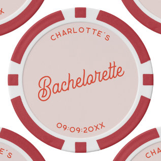 Personalized Bachelorette Party Poker Chips at Zazzle