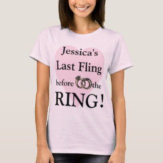 Personalized Bachelorette Party t-shirts