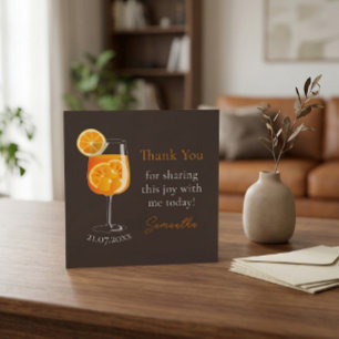 Personalized Bachelorette Party Thank You Card