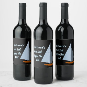 Personalized Bachelorette Party Wine Label